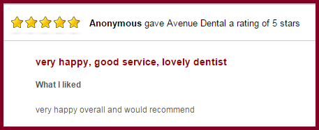 Avenue Dental London Review